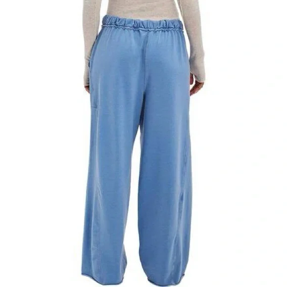 Free People Intimately Don’t Wait Up Longe Pants in Harbor Combo, size L - Picture 3 of 12